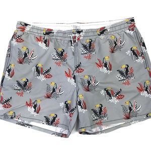 Express Toucan Swimming Swim Trunks NWT #1988